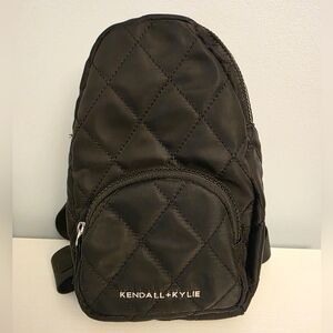 Kendall & Kylie Black Quilted Crossbody Bag